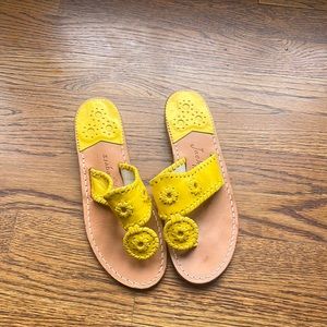 Jack Rogers Sandals size 6 Yellow